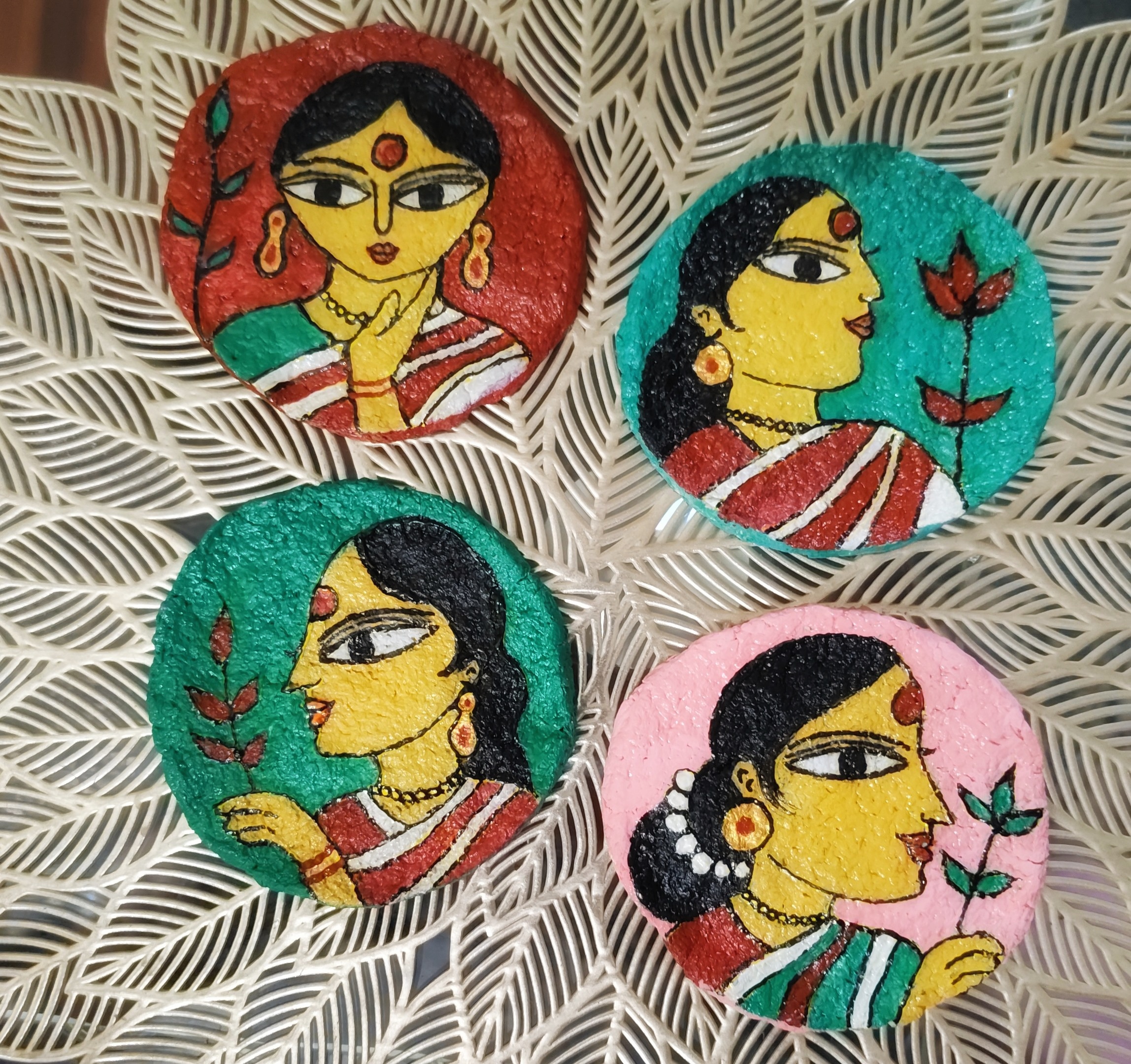 Paper Mache Coasters