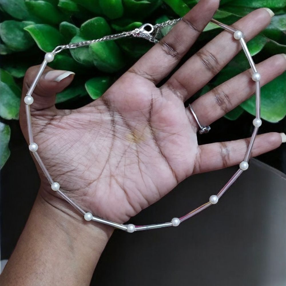 Pearl Necklace -Choker Type