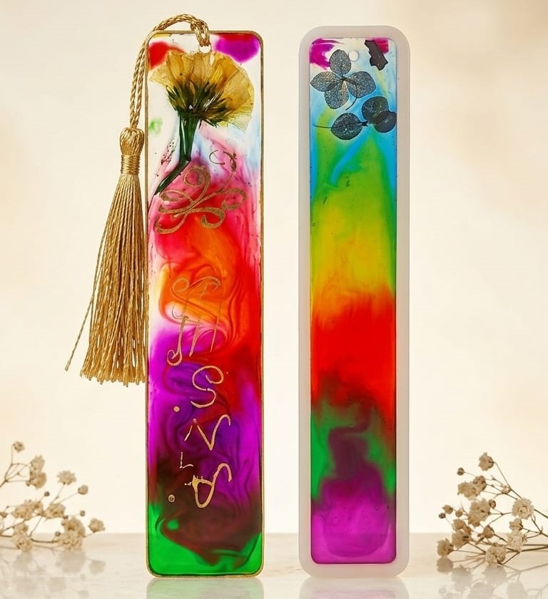 Rainbow Botanical Bookmarks