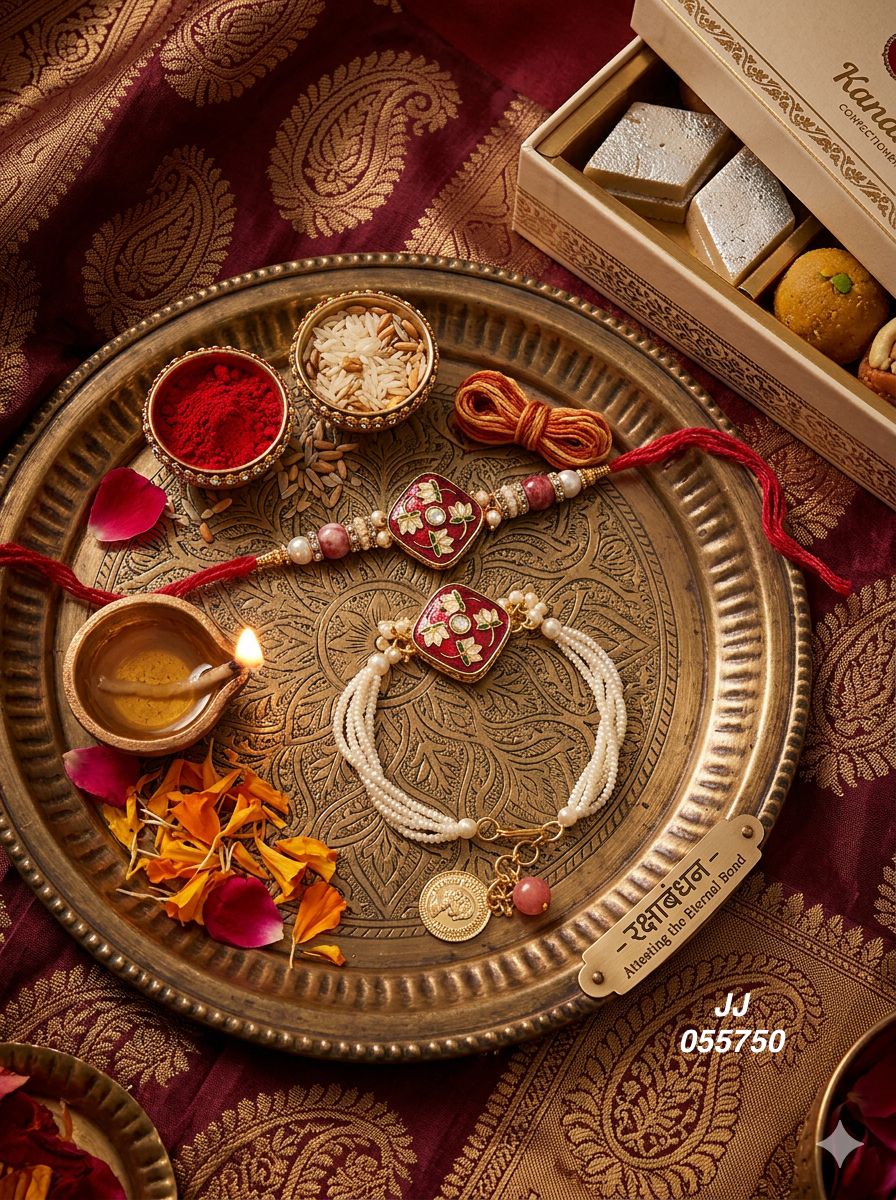 Rashi Bandhan Rakhi & Bracelet Lumba Set