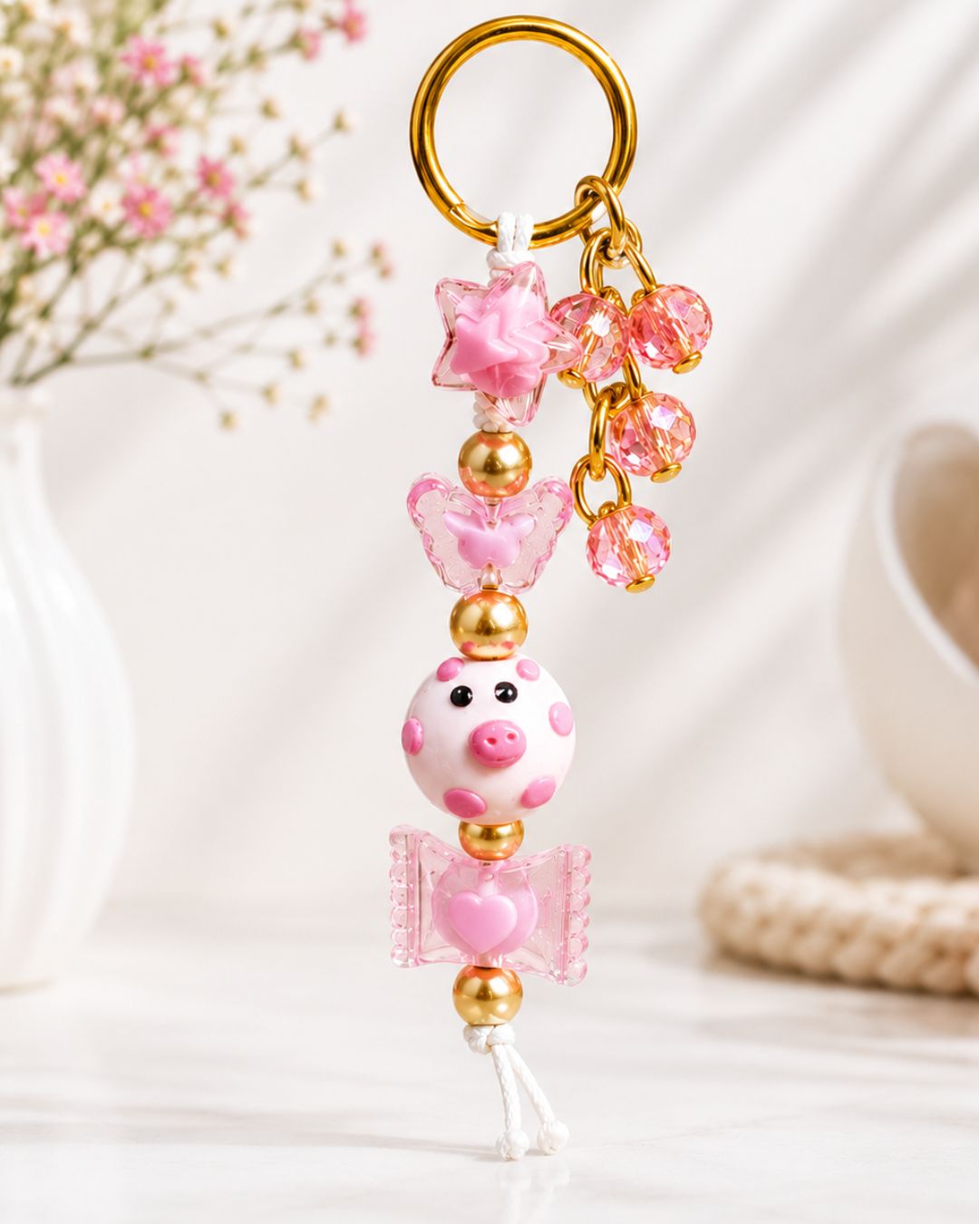 Rosie Handmade Kawaii Piggy Charm