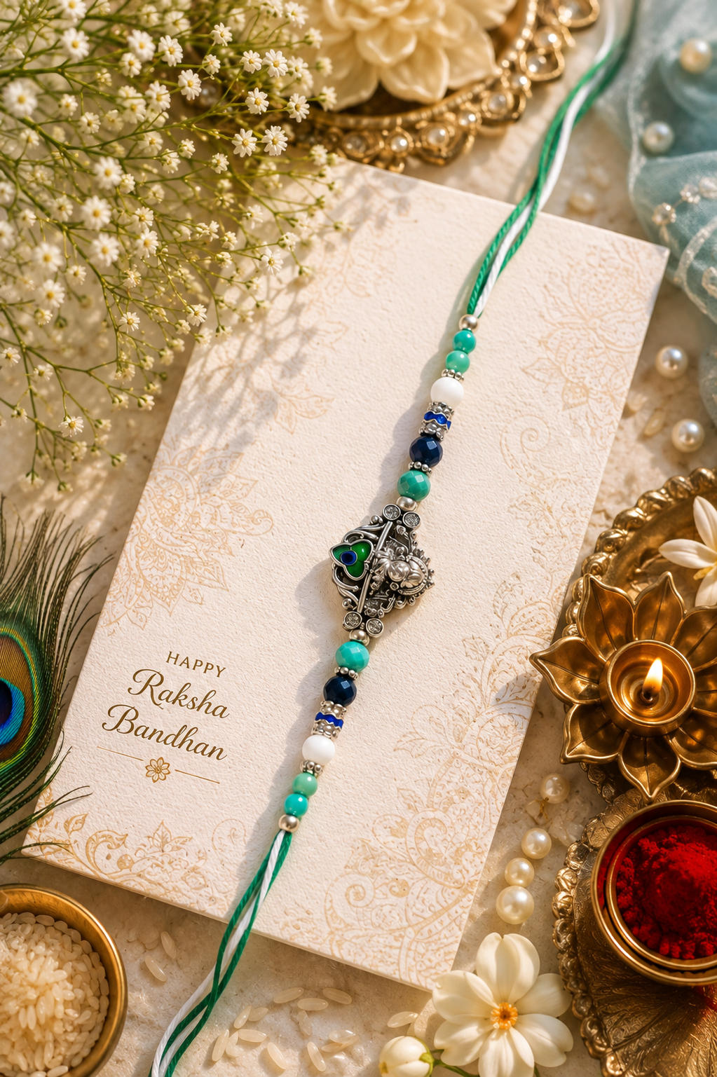 Royal Peacock Rakhi