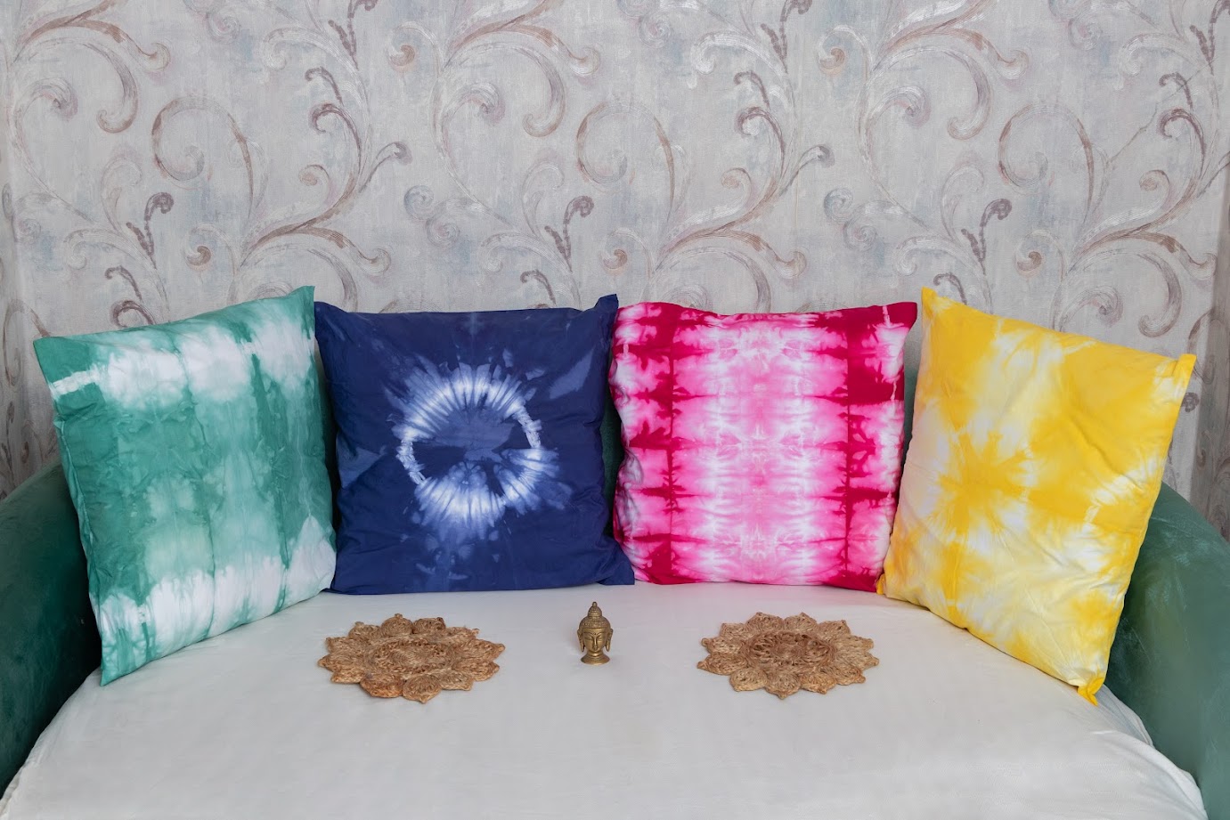 SHIBORI SOFA PILLOWS -2 / SET