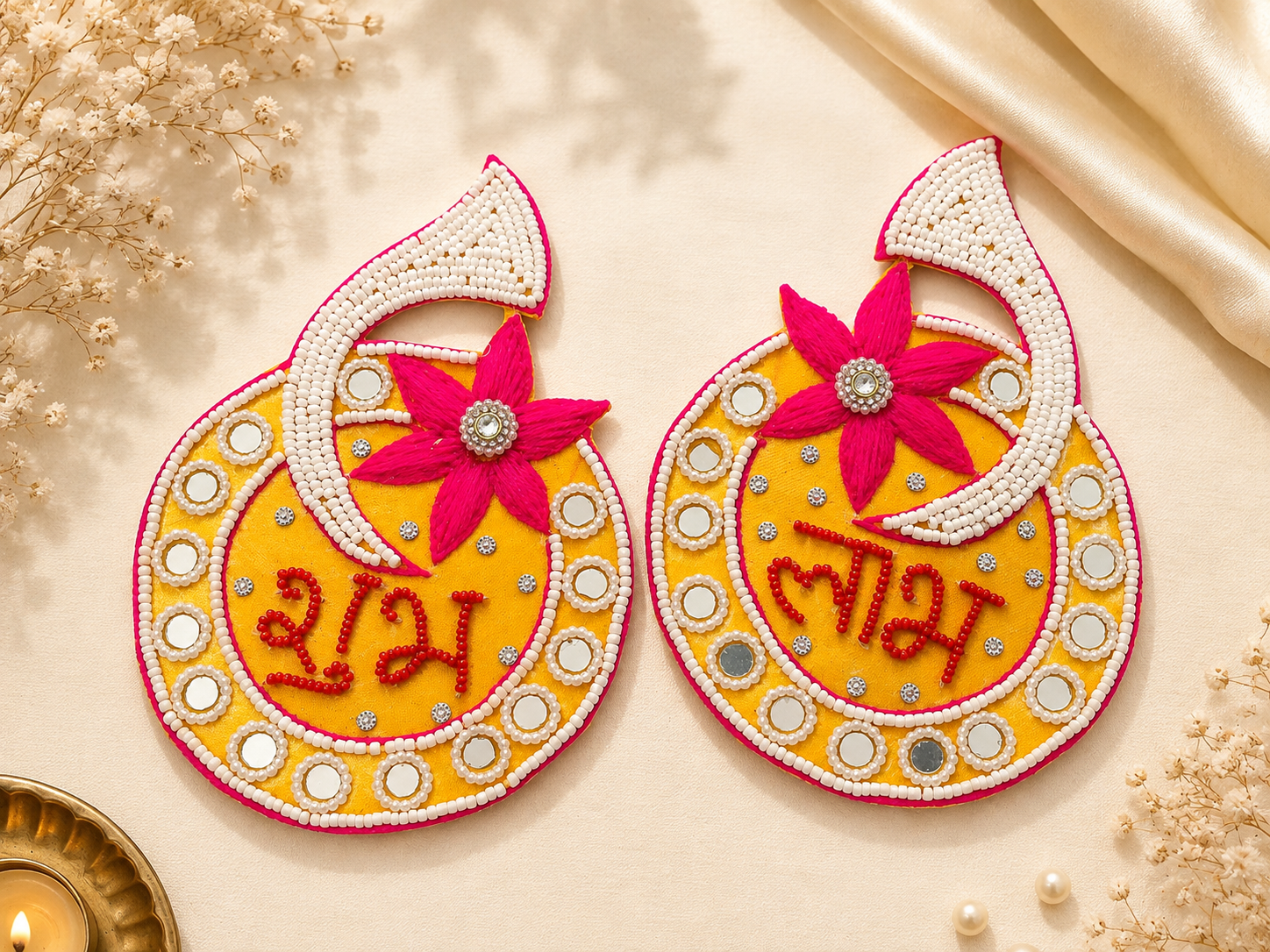 Shubh Labh Padma – Handcrafted Floral Festive Décor Set