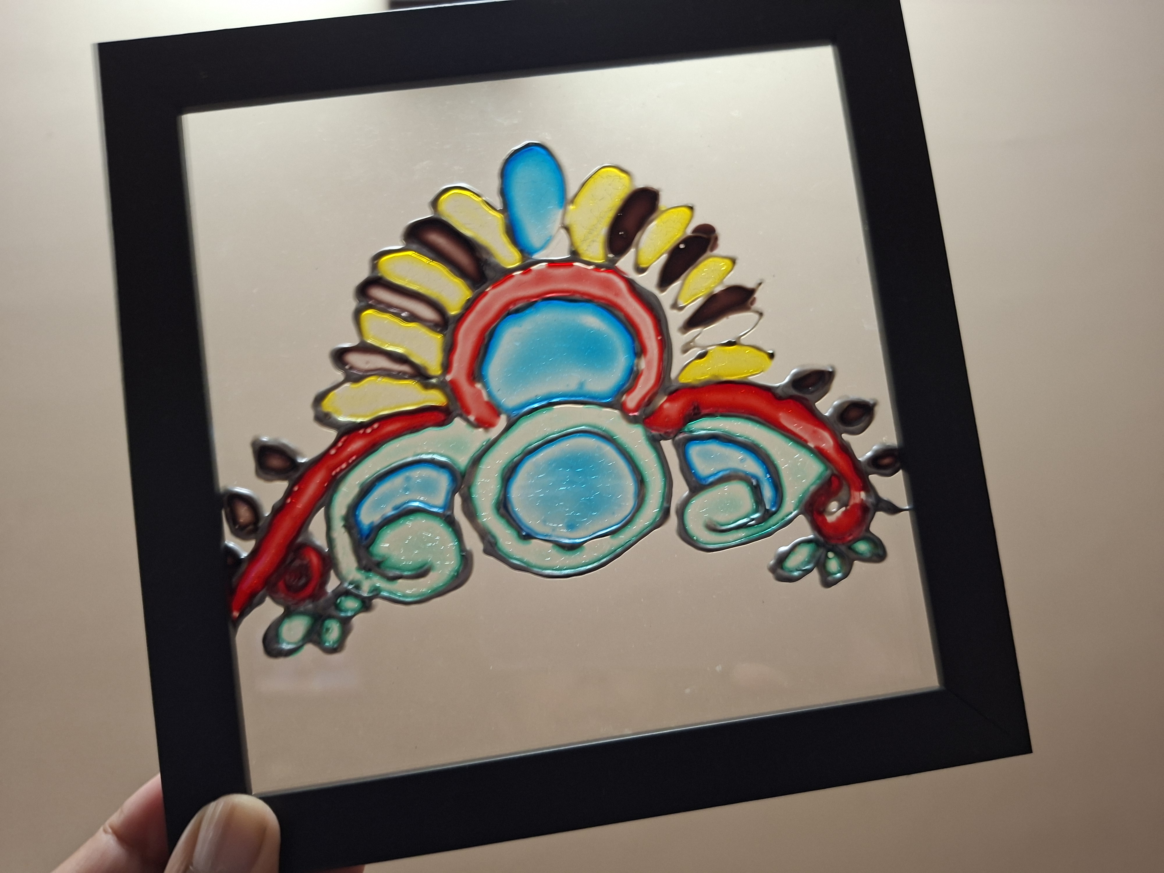 Stain glass painting