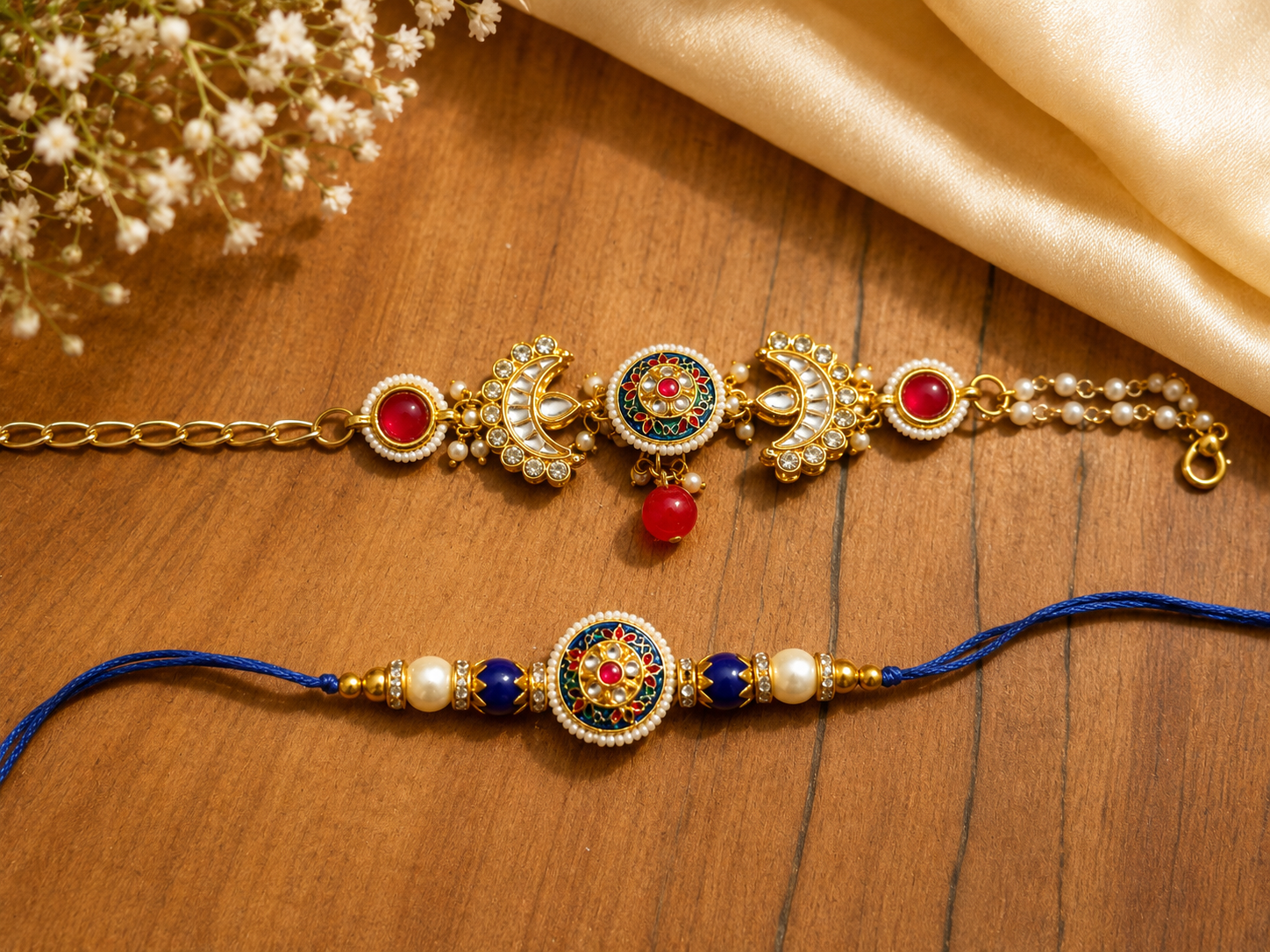 Sunehri Shagun Rakhi Set