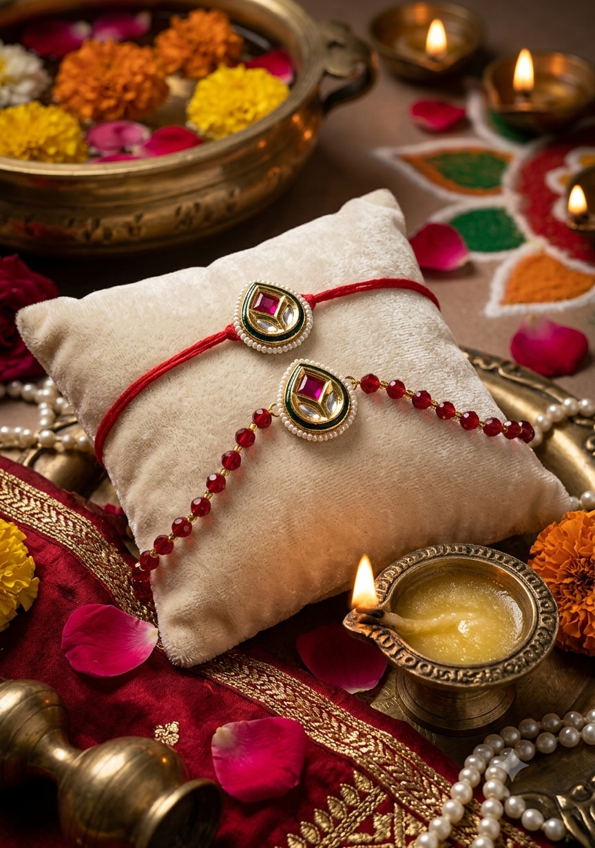 Traditional Kundan Lumba Set